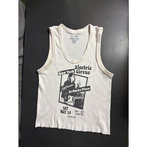 John Galt Lady Valentina Tank Top Womens One Size Cropped Ribbed Grunge Stretch